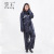Li Wang adult outdoor hiking Oxford cloth poncho coated PVC raincoat set for both men and women