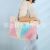 New Sequined Lace Stitching Cotton String Bags, Fashion Canvas Bag, Colorful Beach Bag