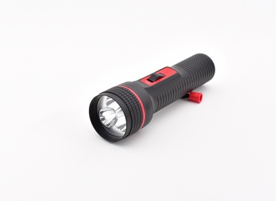 Plastic LED Flashlight Household Department Store Lighting Emergency Lamps No. 1 Battery 2 Flashlight LED Lamp