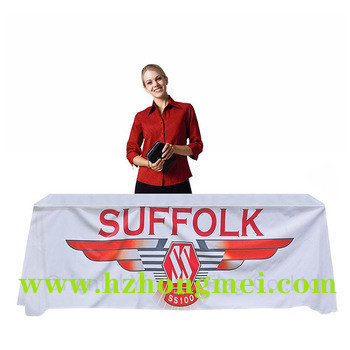 High Quality Customized Print Table Cloths For Advertising Trade Show 