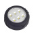 Plastic Flashlight Multifunctional Work Light Magnet Adsorption Wall Lamp Hanging Black round Lamp COB