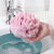 A2557 solid color bath ball bath scrub towel bath children multi foam adult bath flowers