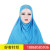 Aliexpress's new lace dotted drill monochrome patchwork headscarf Muslim lady fashion cover