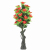 Nordic style interior home hotel living room decoration simulation lily flower tree plastic fake tree green plant potted