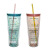 A Cup Large Capacity Cup with Straw Internet Celebrity Drink Cup Cute Children Cup Customized Gift Cup