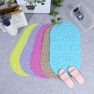 European bath mat wholesale bath mat non-slip shower PVC non-slip mat bath pad suction pad massage foot pad