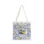 Cotton Heat Transfer Patch Portable Shopping Bag Portugal Custom Canvas Bag Tourist Souvenir Bag