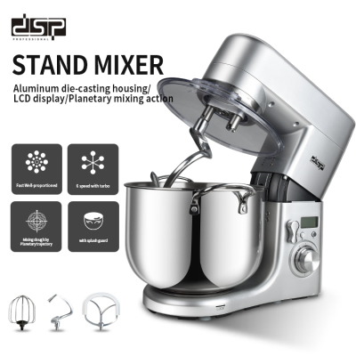 DSP DSP Multi-Function High-Power 10L Capacity Stainless Steel Mixer Cream Bread Kneading Dough Flour-Mixing Machine