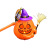Halloween jack-o '-lantern music portable Jack-o' -lantern LED creative Broom Jack-o '-lantern bar KTV scene decorations