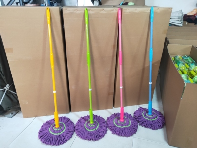 Must Card Lock Mop Wringing Mop Magic Mop Hand-Free Quick-Drying MOP 360 ° No Dead Angle Clean Mop