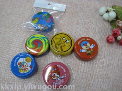 Cartoon yo-yo craft gift environmental protection tinplate yo-yo custom special wholesale metal yo-yo manufacturers