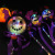 New flash stick children's luminescent toys wholesale street stalls drainage bobo ball star ball Halloween props supply