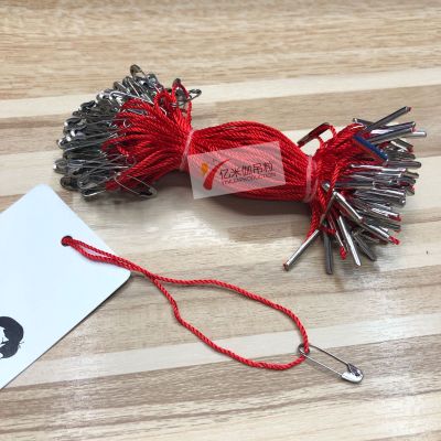 Spot pin thread buckle polyester rope pin clothing accessories metal hanging rope hanging card hanging rope with a pin