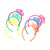 New popular Korean version of candy color hair hoop simple joker plastic head hoop manufacturers wholesale