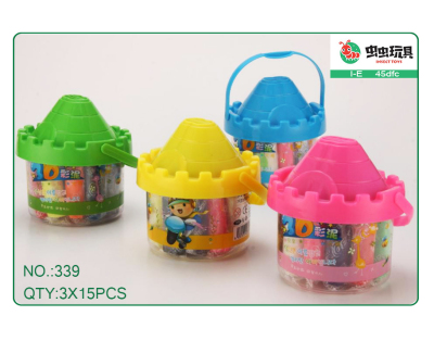 New Product Portable Castle Colored Clay Set Children's Plasticine Set Non-Toxic Clay DIY Light Clay Toy