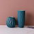 Simple luxury modern Morandi yellow green red ceramic vase flower ware home soft decoration model room handicraft