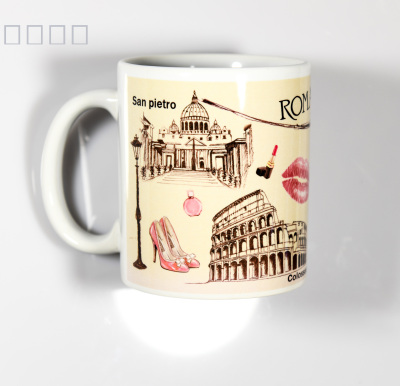 350ML heat transfer white 11oz mug DIY customizable Logo ceramic mug manufacturers direct sale