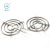 Stainless steel tube mosquito-repellent incense coil type anticorrosive electric stove Electric heat pipe with three rings and iron frame right-angle heat pipe