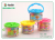 New Product Hot Sale Portable Barrel Watch Colored Clay Children's Plasticine Set Non-Toxic DIY Light Clay Toys