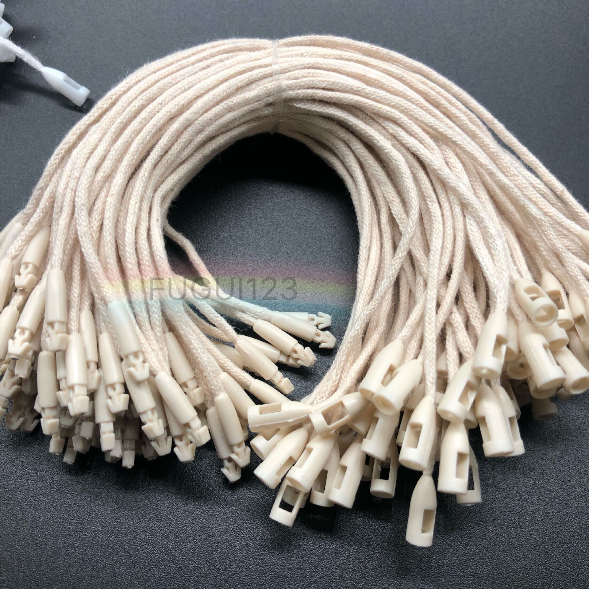 Fashion Hang Tag String Cotton Rope Bullet Hanging For Accessories Clothing Hanging Card hanging rope hanging rope thick line 