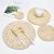 Japanese common corn husk mat straw mat hot mat heat insulation mat tea mat hand-made casserole mat non-slip mat coasters