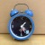 Modern Minimalist 3-Inch Metal Ringing Bell Mute with Light Alarm Watch Student Gift Starry Sky Pendulum Clock M11