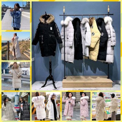 Down Jacket Cotton-Padded Clothes Women's 2020 Korean-Style New Loose Slim Girl's plus Size Thick Mid-Length Cotton Overcoat Wholesale