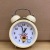 Modern 3-Inch Metal Ringing Bell Ultra-Quiet with Light Alarm Watch Student Gift Pendulum Clock M10 Animal Cartoon Pattern