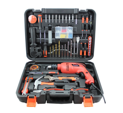 Household Hardware Kits Electrical Maintenance Combination Manual Toolbox Set Multi-Function Impact Electric Drill