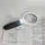 6h-4 Portable Handheld UV Money Detector Lamp with LED Light 65mm Mirror 6.5 Times HD Resin Reinforced Magnifying Glass