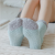 Coral cashmere socks female autumn winter half velvet new middle tube warm thickened solid color home floor socks wool r