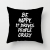 Northern European-Style Black and White Printed Pillow Welcome Graphic Customization