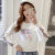 Short, short, casual top with round collar for 2020 Spring and Autumn Wear