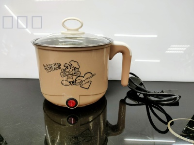 Mini electric cooker single handle anti-hot pot multi-functional household chafing dish integrated mini electric cooker