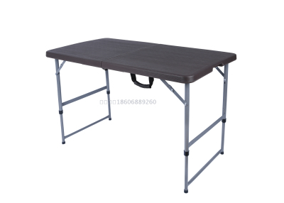 4ft folding outdoor table/4 people seat table/blow molding HDPE table in commercial use plastic camping table/4ft 1.2m 