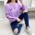 [autumn on new] spring and autumn wear new Korean loose T-shirt fashionable temperament length sleeve head hoodie women