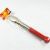 Factory Wholesale Stainless Steel Non-Magnetic Food Clip Soft Red Plastic Handle Bread BBQ Clamp Kitchen Gadget 9-Inch 12-Inch
