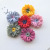 3.5CM Crochet yarn small round flowers DIY hair accessories wholesale headwear materials can be customized