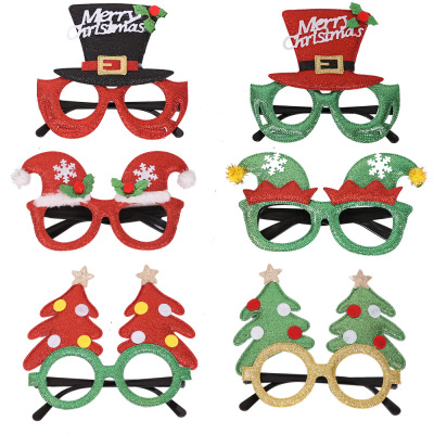 Christmas decorations Children's glasses adult costume party cartoon antlers for both men and women creative Christmas gifts