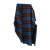 Autumn and Winter New Vintage Plaid Scarf Korean Single Burr Beard All-Matching Warm Cashmere-like Bib Shawl Women