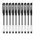 Factory Direct Sales European Pen Signature Pen Office Stationery Water-Based Gel Pen Black Refill Bullet 0.5