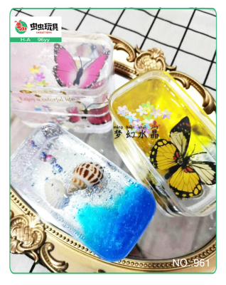 Manufacturers direct crystal slime bubble gum ultra light clay high through glass inflatable clay iceberg clay