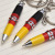 Cute mini portable metal ballpoint pen keychain ballpoint pen wriggle sign pen promotional advertising gift pen