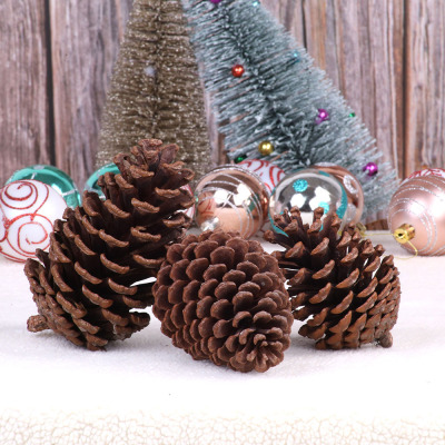 Large dried pine cones For Christmas decoration photography props Christmas tree decorations natural pine cones