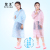 Yiwang Yiwu Factory Direct Sales Eva Fashion Polka Dot Children's Raincoat Non-Disposable Taobao Hot 80729
