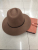 Pure Wool Felt Cut-Edge Top Hat, Autumn and Winter New Neutral Warm Hat, Trendy Wild Hat