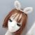 Korean show MOE lovely handmade hollow pearl cat ear rabbit ear hair band [50]
