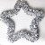 Christmas decorations five-pointed star wreath Christmas decorations shop hotel decoration supplies