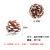 Christmas decorations with natural, real pinecones Christmas tree ornaments with white brim pinecones