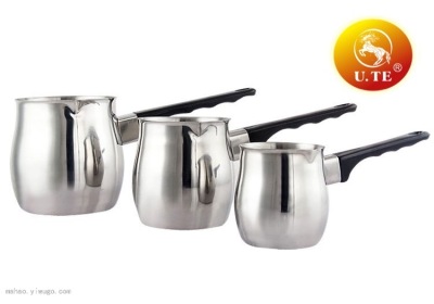 304 Stainless steel side handle coffee pot set